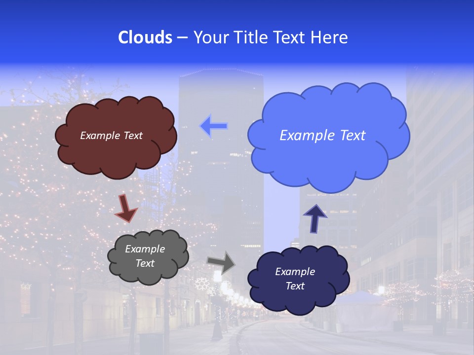 Nicollet Winter Illuminated PowerPoint Template