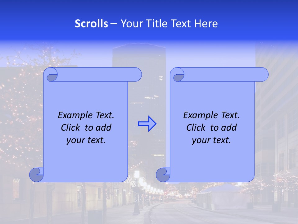Nicollet Winter Illuminated PowerPoint Template