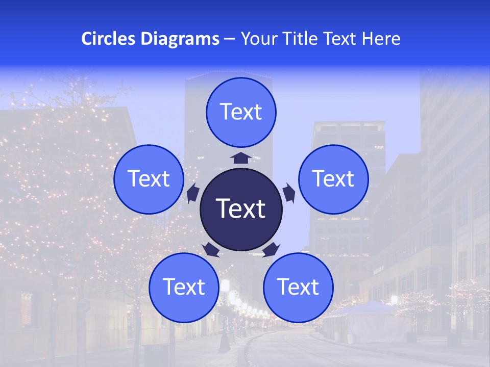 Nicollet Winter Illuminated PowerPoint Template