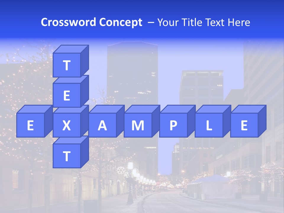 Nicollet Winter Illuminated PowerPoint Template