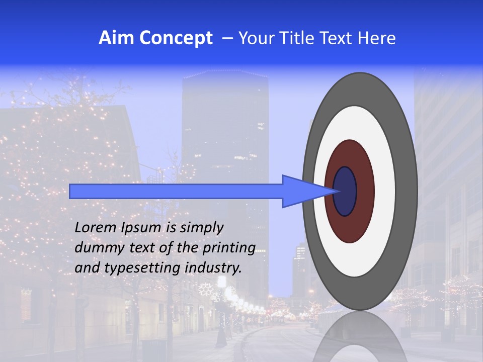 Nicollet Winter Illuminated PowerPoint Template