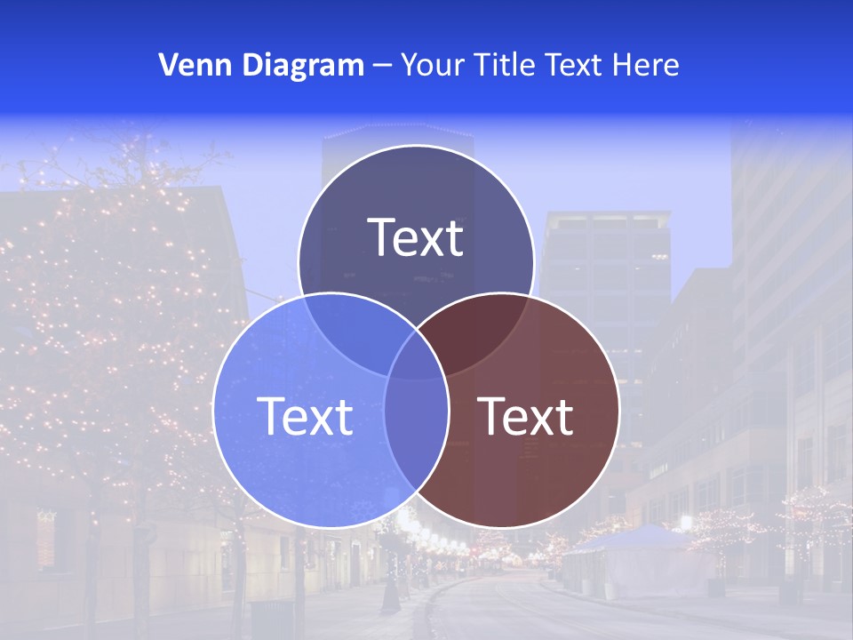 Nicollet Winter Illuminated PowerPoint Template