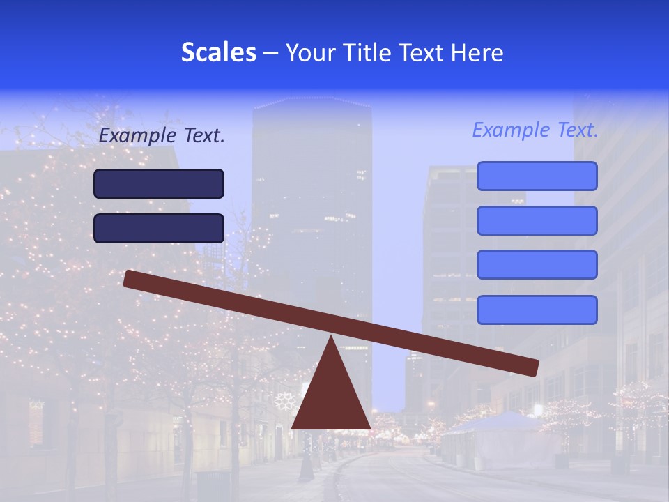 Nicollet Winter Illuminated PowerPoint Template