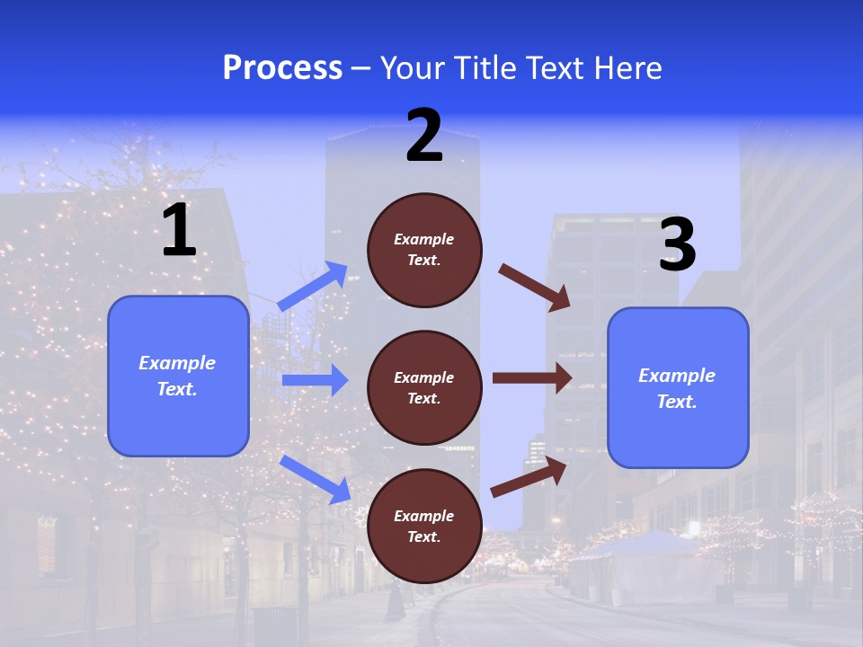 Nicollet Winter Illuminated PowerPoint Template