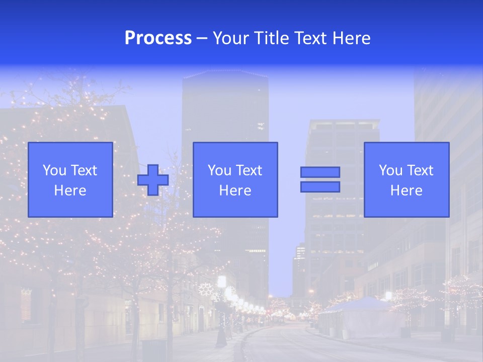 Nicollet Winter Illuminated PowerPoint Template