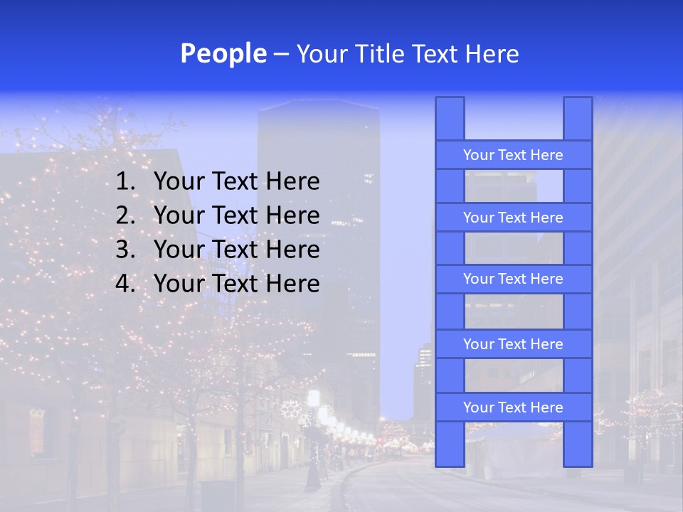 Nicollet Winter Illuminated PowerPoint Template