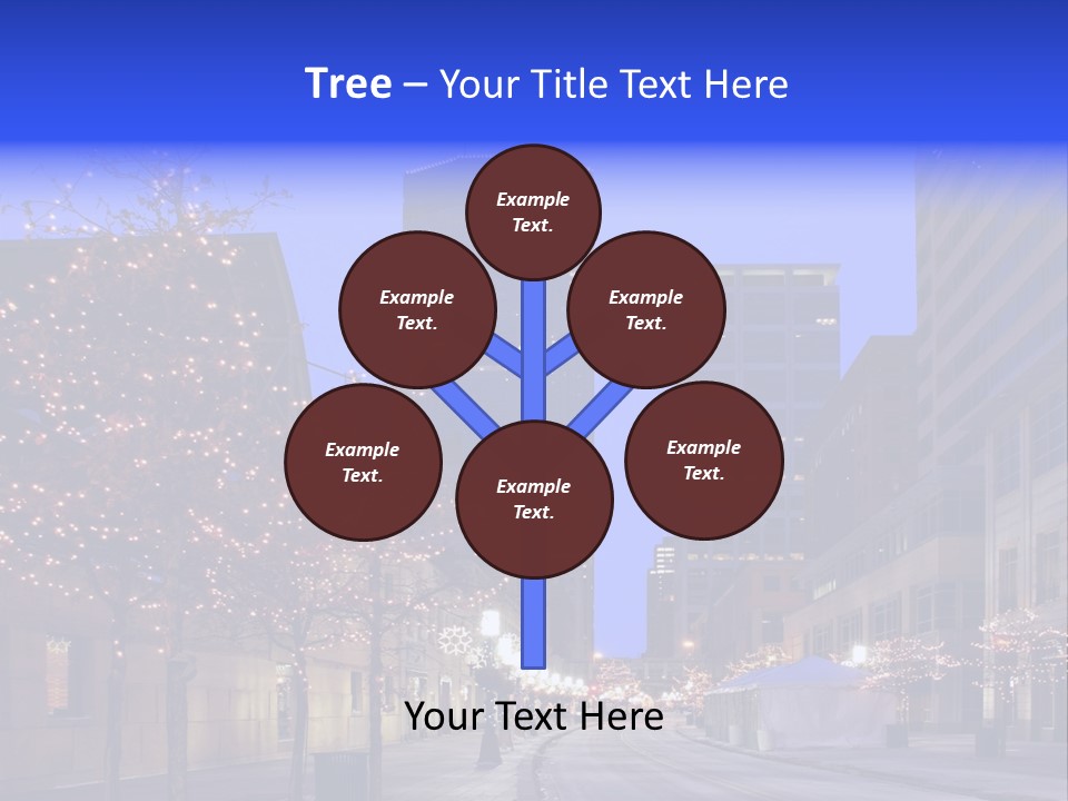 Nicollet Winter Illuminated PowerPoint Template