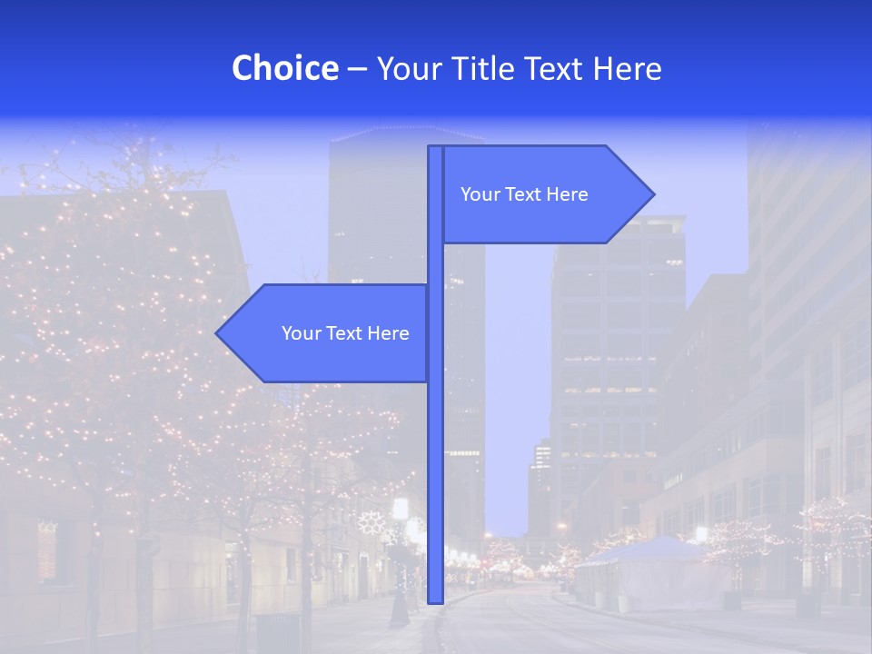 Nicollet Winter Illuminated PowerPoint Template