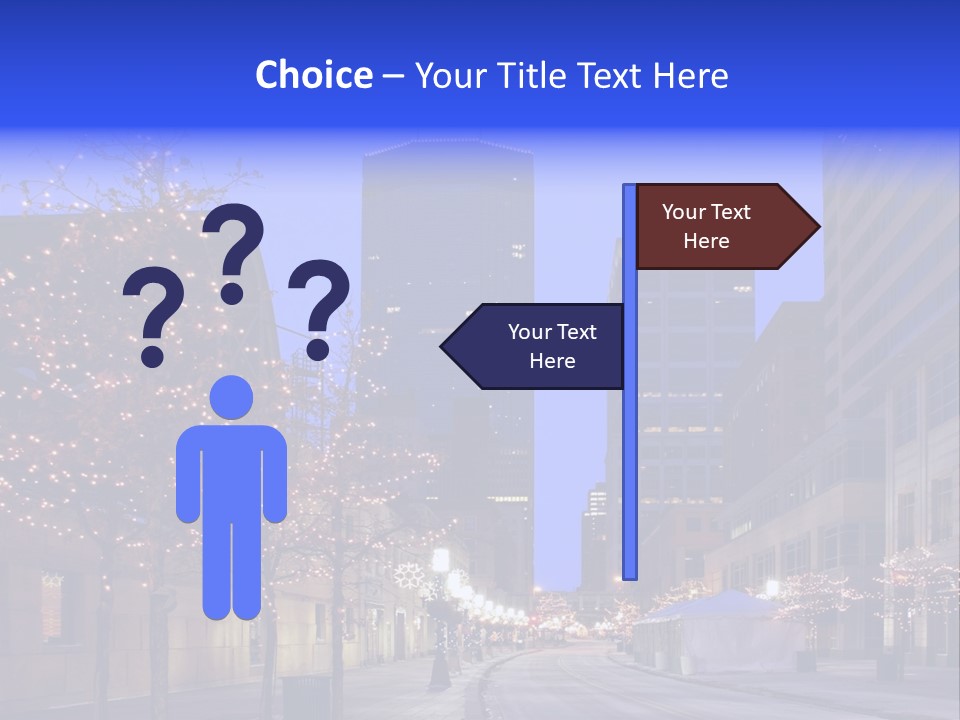 Nicollet Winter Illuminated PowerPoint Template