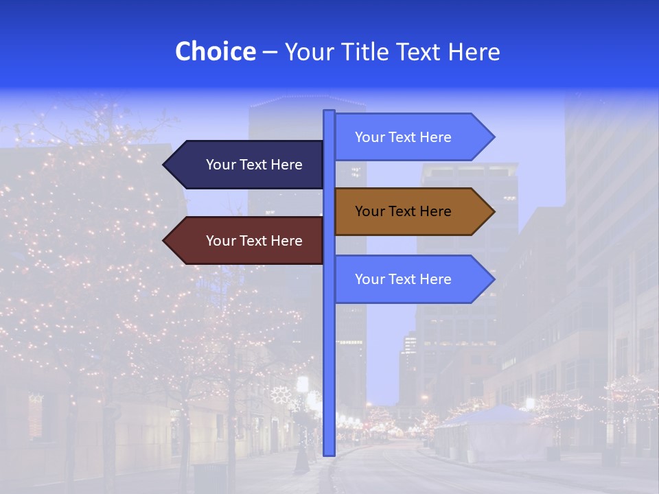Nicollet Winter Illuminated PowerPoint Template