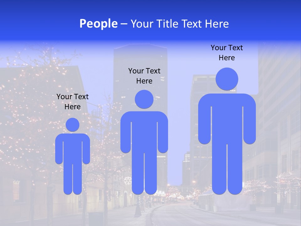 Nicollet Winter Illuminated PowerPoint Template