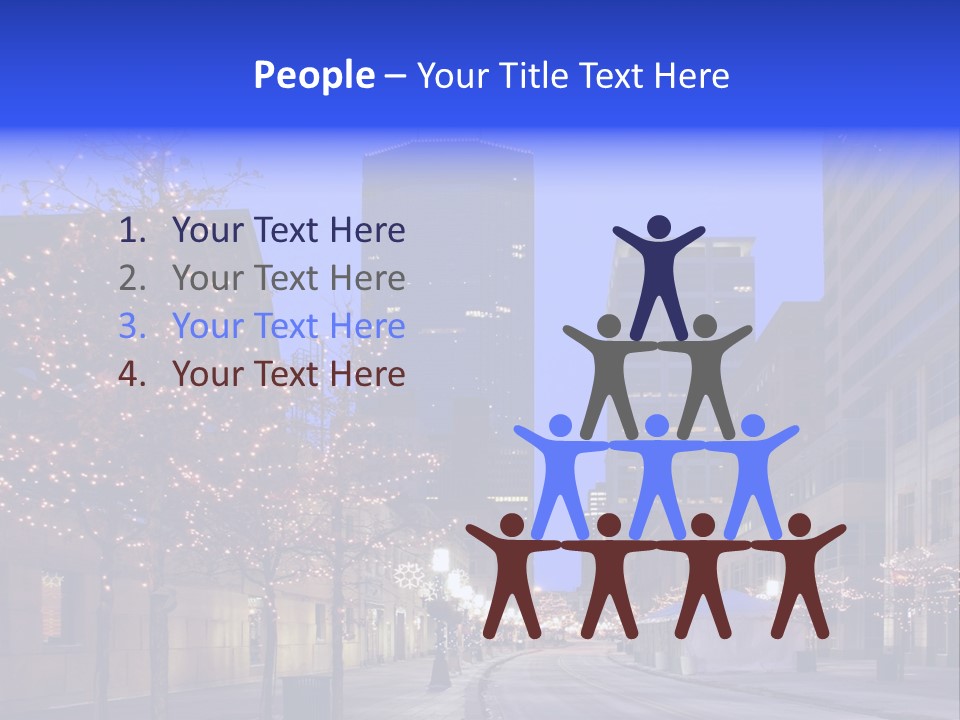 Nicollet Winter Illuminated PowerPoint Template