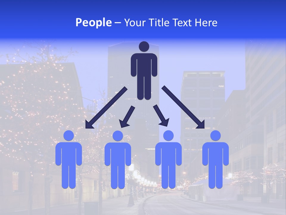 Nicollet Winter Illuminated PowerPoint Template