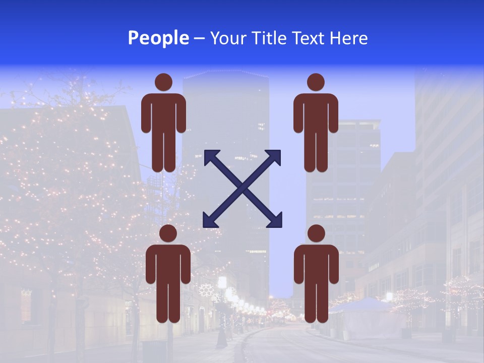 Nicollet Winter Illuminated PowerPoint Template