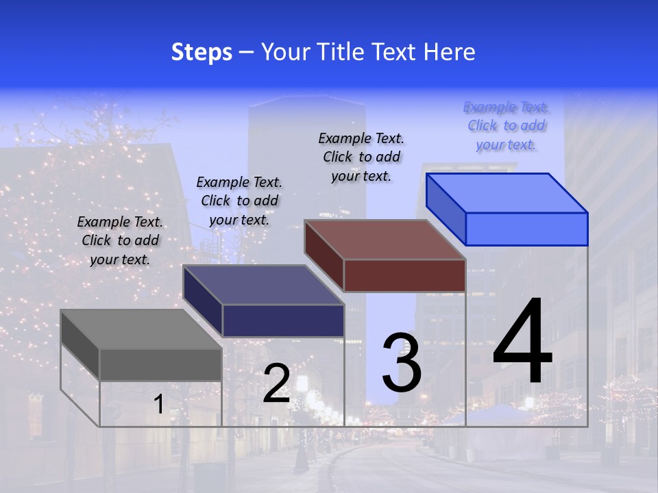 Nicollet Winter Illuminated PowerPoint Template