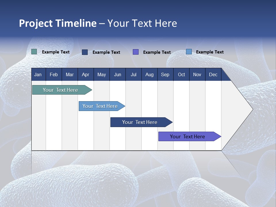 A Group Of Blue And White Cells Powerpoint Presentation PowerPoint Template