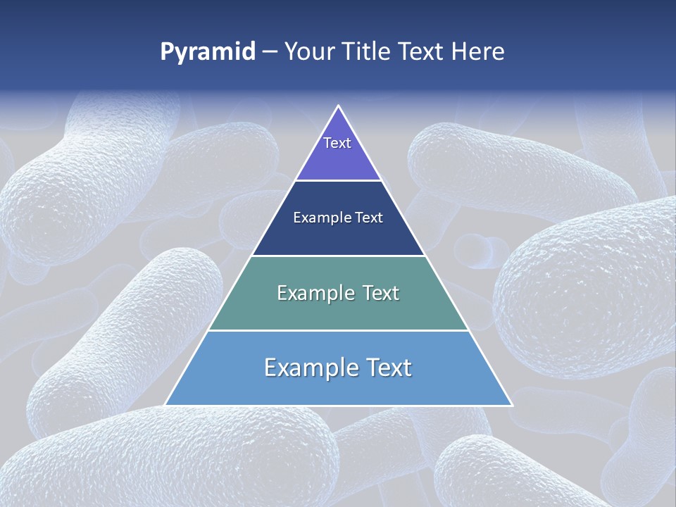 A Group Of Blue And White Cells Powerpoint Presentation PowerPoint Template
