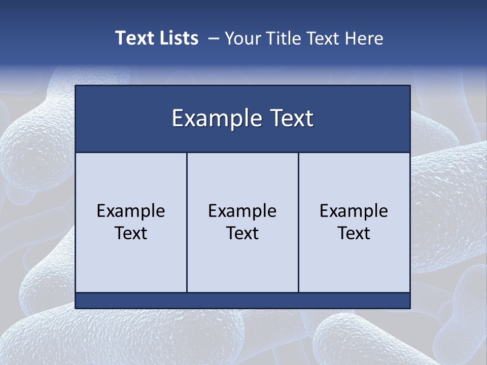 A Group Of Blue And White Cells Powerpoint Presentation PowerPoint Template