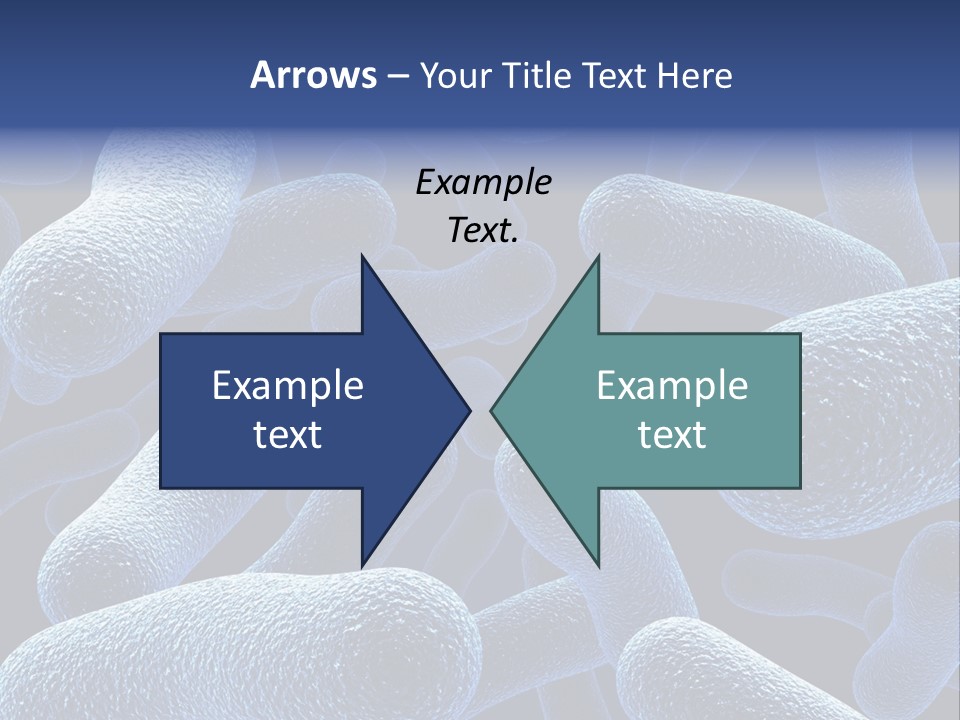 A Group Of Blue And White Cells Powerpoint Presentation PowerPoint Template