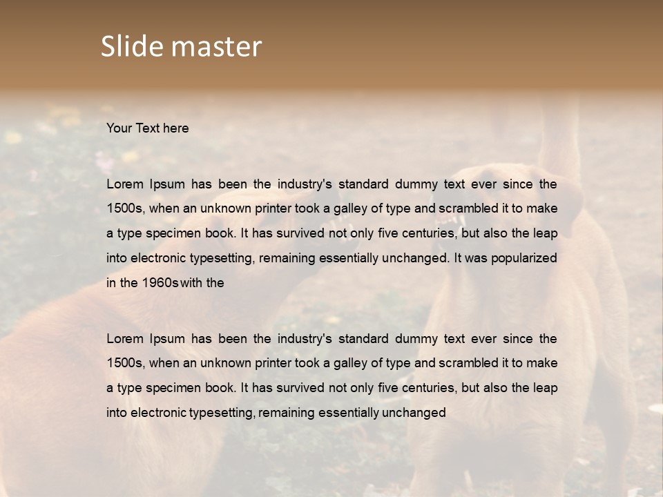 Spill Glass Lager PowerPoint Template