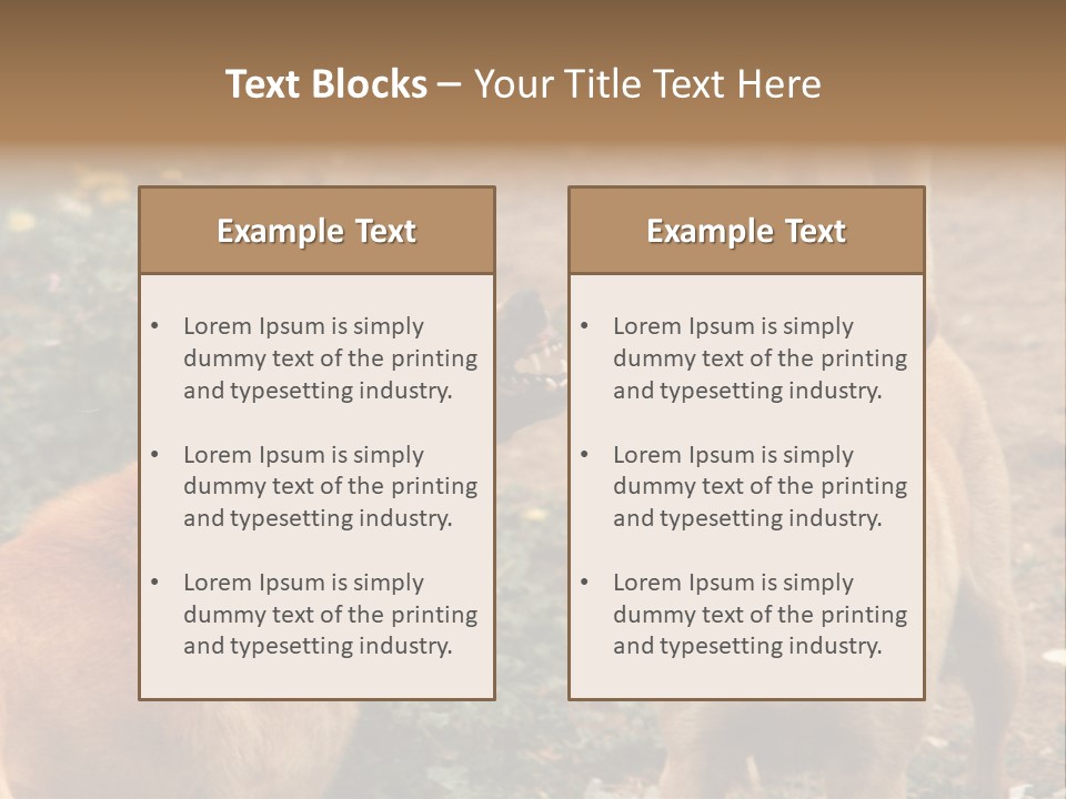 Spill Glass Lager PowerPoint Template
