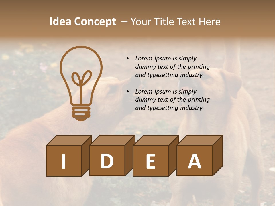 Spill Glass Lager PowerPoint Template