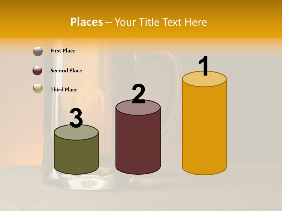 White Foodstuff Health PowerPoint Template