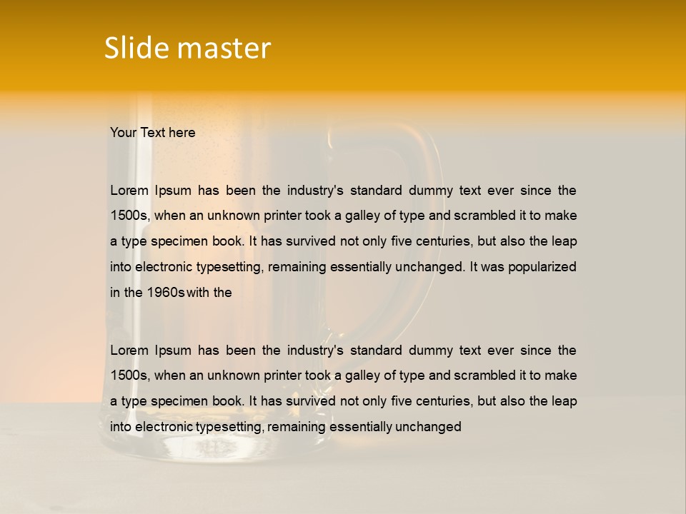 White Foodstuff Health PowerPoint Template