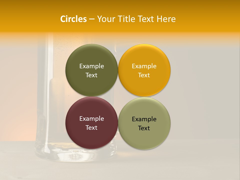 White Foodstuff Health PowerPoint Template