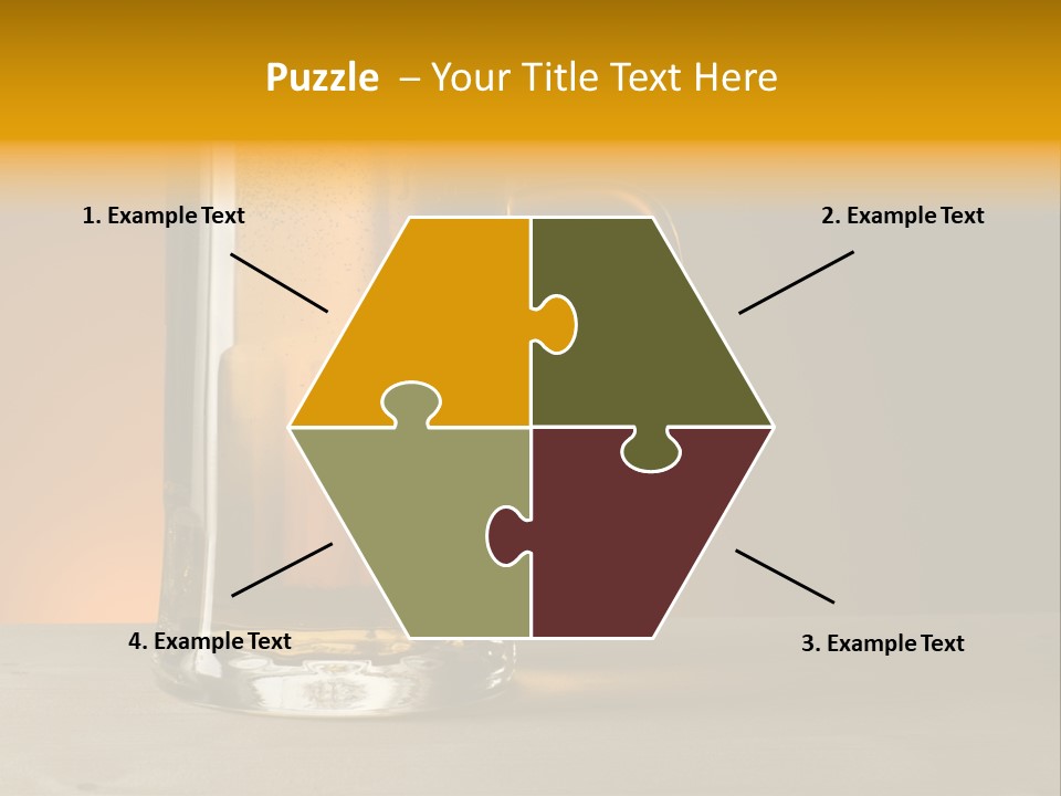 White Foodstuff Health PowerPoint Template