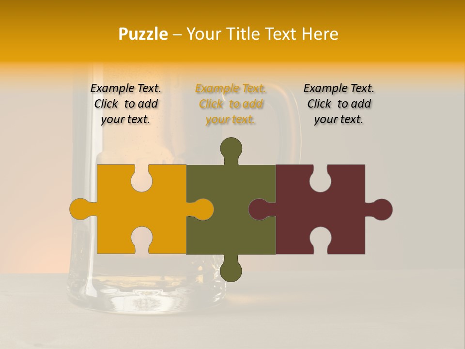 White Foodstuff Health PowerPoint Template