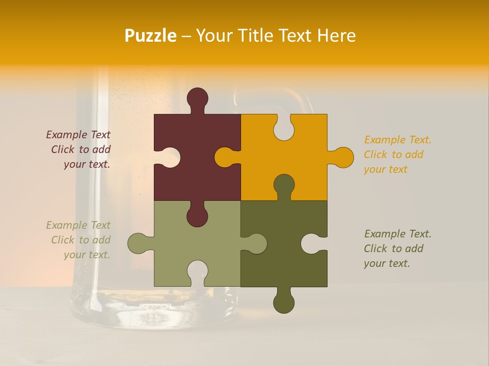 White Foodstuff Health PowerPoint Template