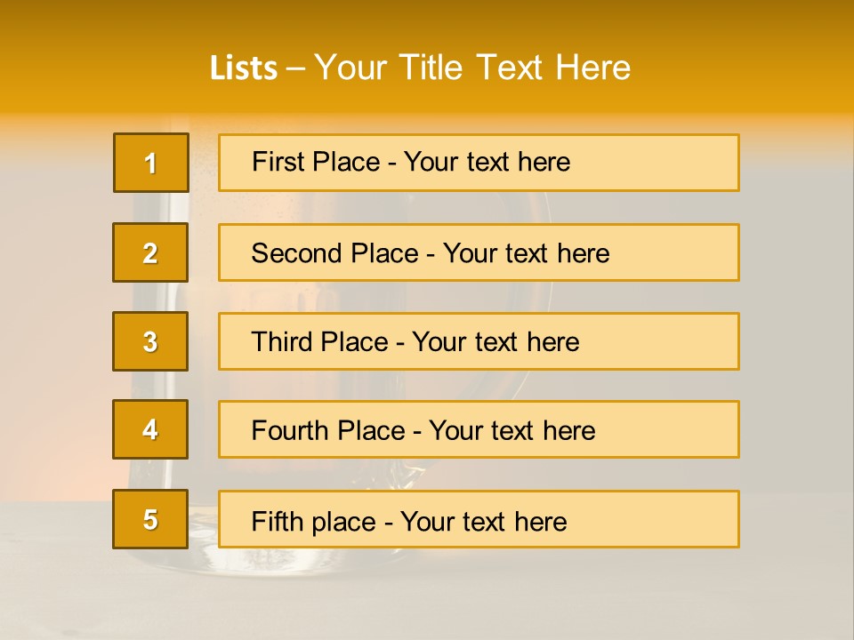 White Foodstuff Health PowerPoint Template