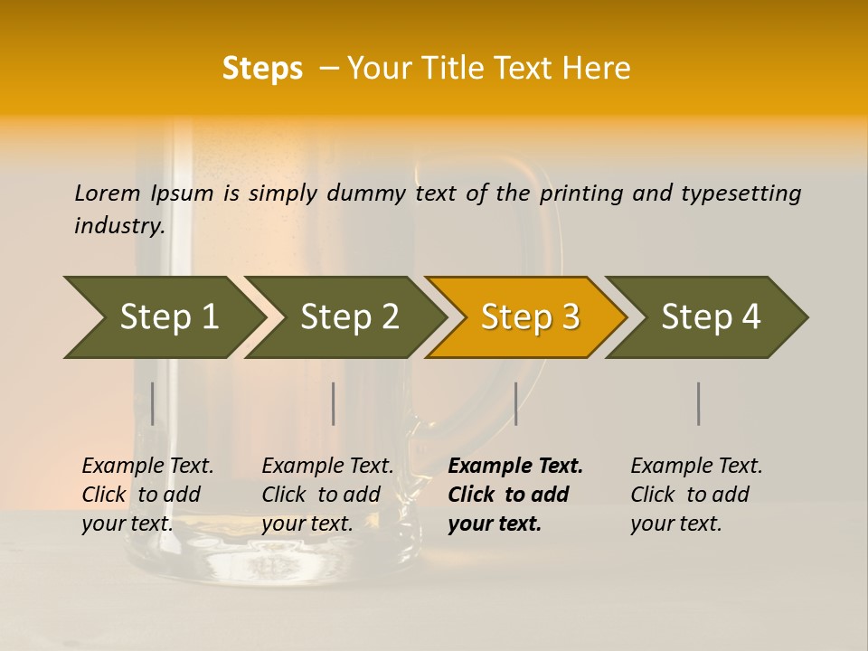 White Foodstuff Health PowerPoint Template