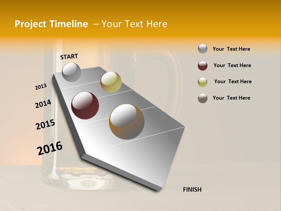 White Foodstuff Health PowerPoint Template