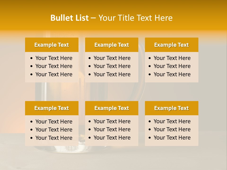 White Foodstuff Health PowerPoint Template