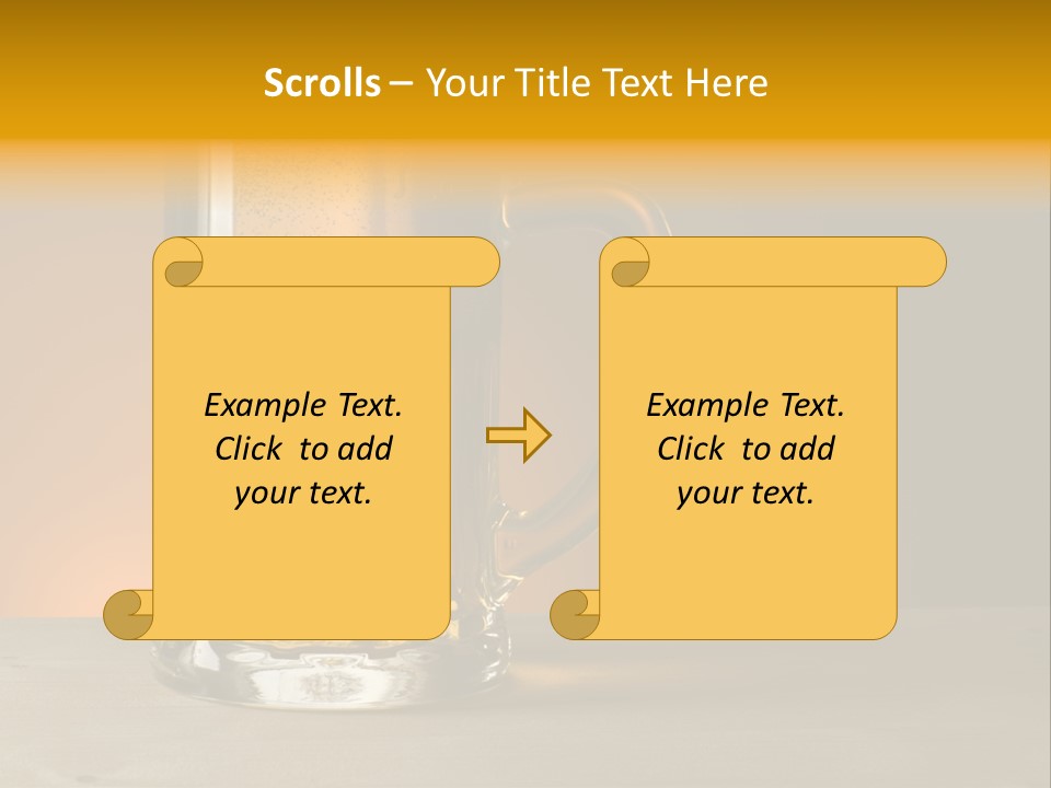 White Foodstuff Health PowerPoint Template