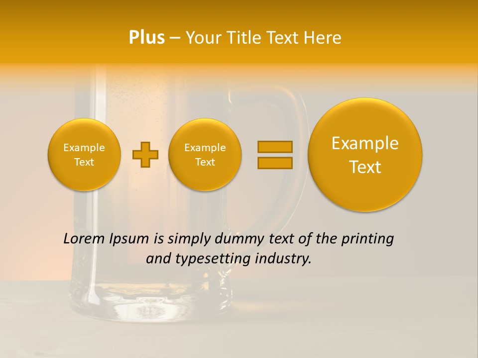 White Foodstuff Health PowerPoint Template