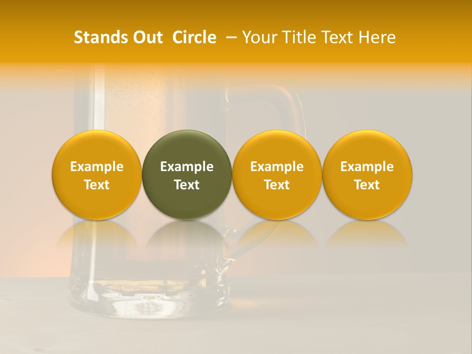 White Foodstuff Health PowerPoint Template