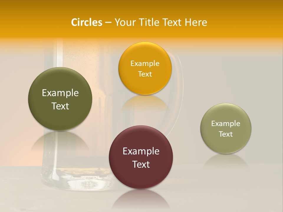 White Foodstuff Health PowerPoint Template