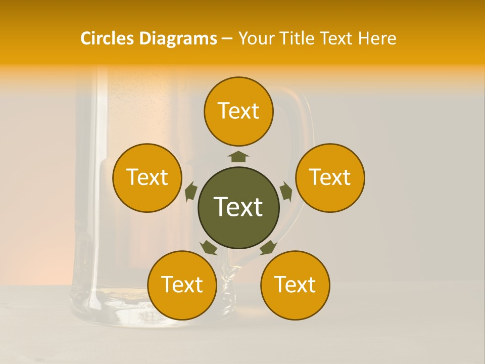 White Foodstuff Health PowerPoint Template