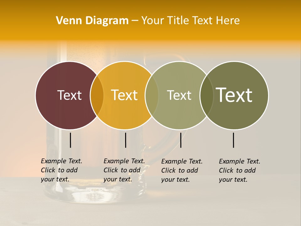 White Foodstuff Health PowerPoint Template