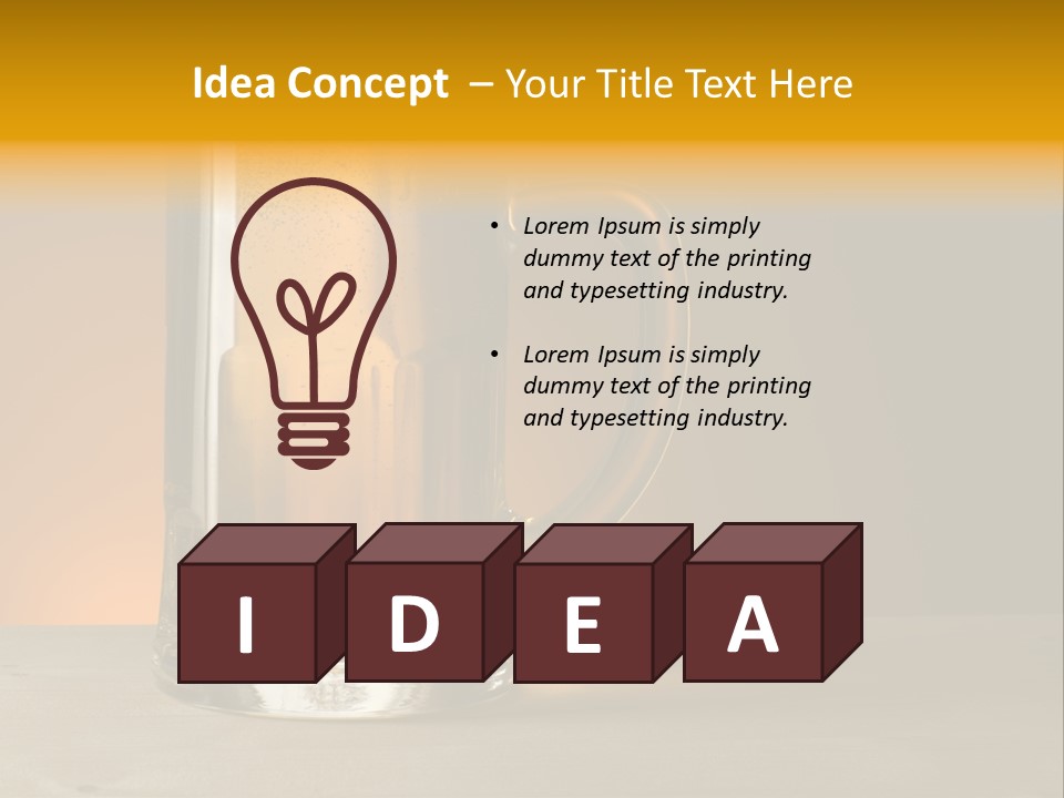 White Foodstuff Health PowerPoint Template