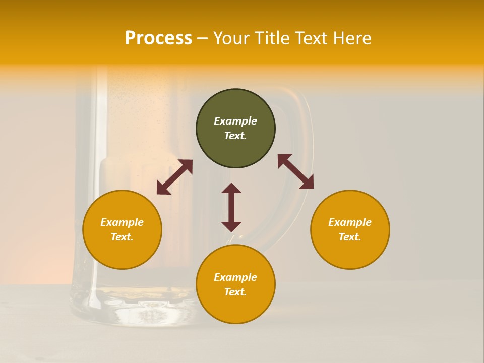 White Foodstuff Health PowerPoint Template