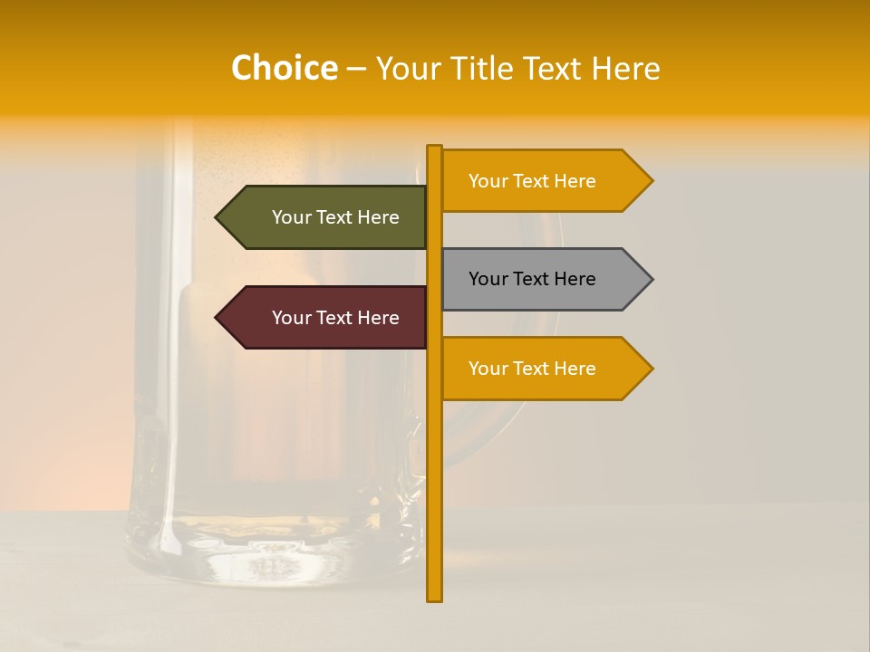 White Foodstuff Health PowerPoint Template