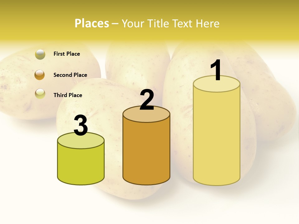 White Foodstuff Health PowerPoint Template