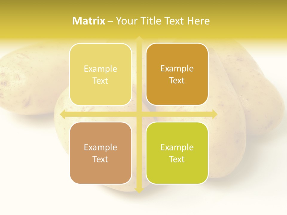 White Foodstuff Health PowerPoint Template