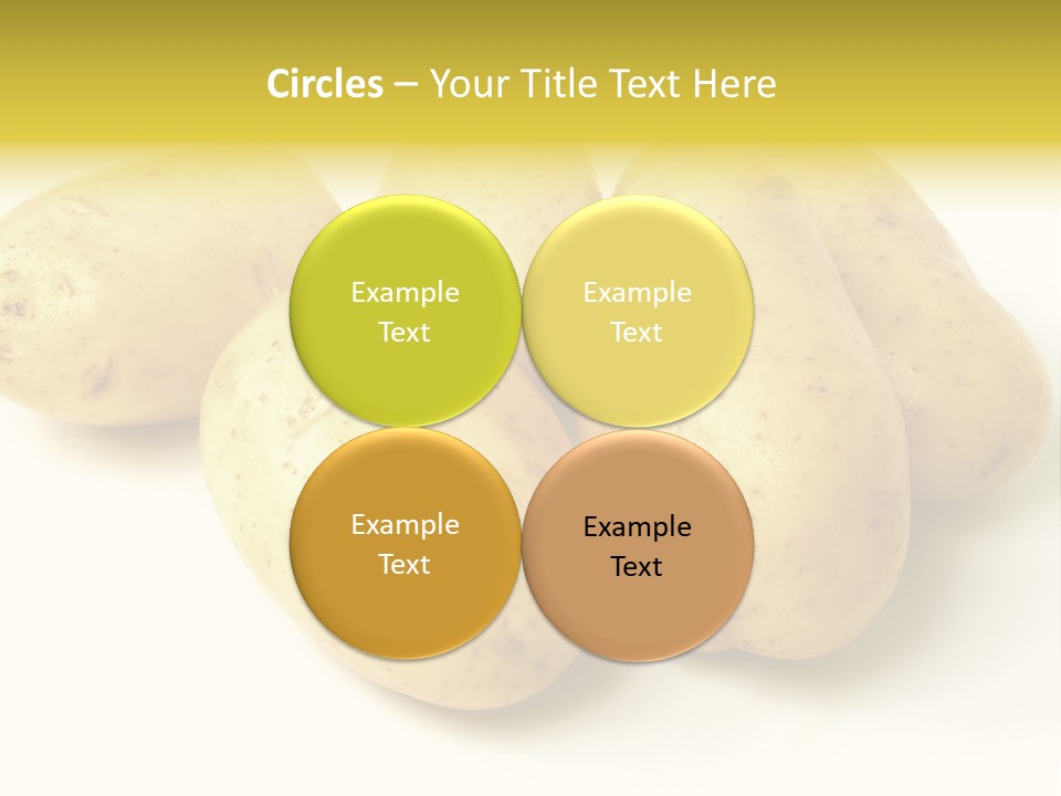 White Foodstuff Health PowerPoint Template