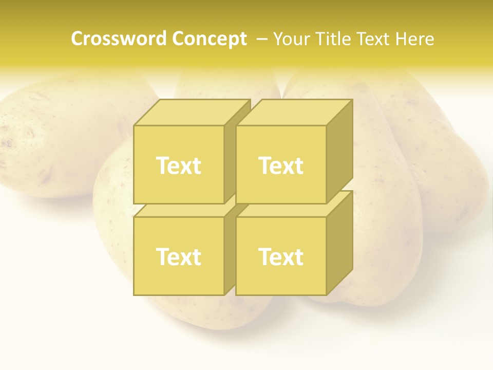 White Foodstuff Health PowerPoint Template