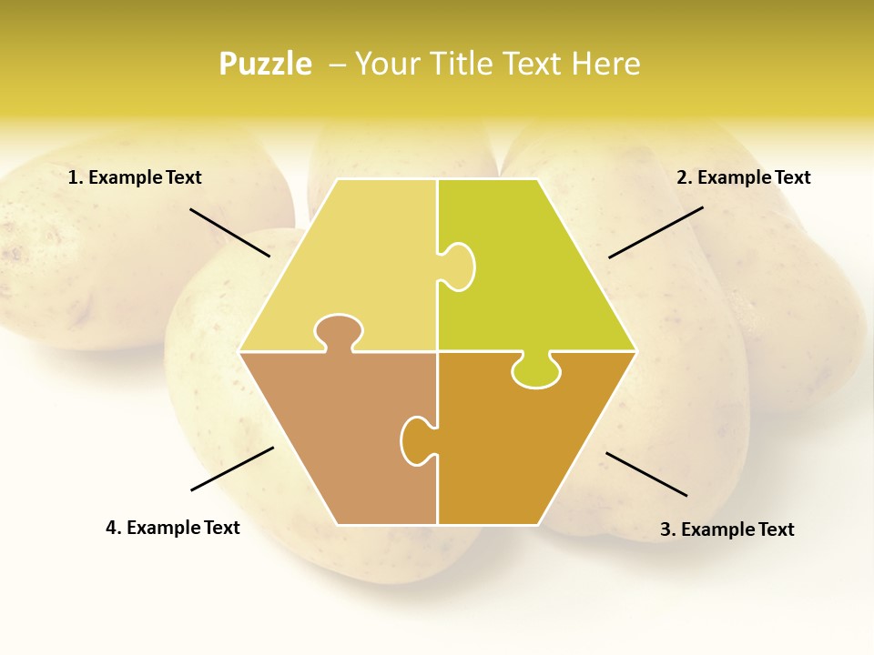 White Foodstuff Health PowerPoint Template